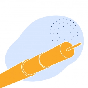 Кабель коаксиальный аналоговый 0.3 мм 200 Ом РК 75-13-17 ГОСТ 11326.78-79