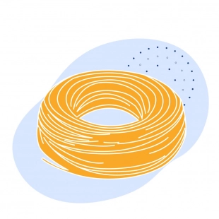 Кабель пожарный 1x2x0.5 мм КПСЭнг(А)-FRLS