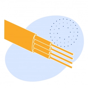 Телефонный кабель 500x0.7 мм ТППэпБбШп ГОСТ 31943-2012