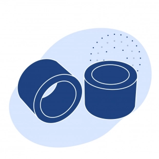 Втулка бронзовая 35 мм БРК1Н3