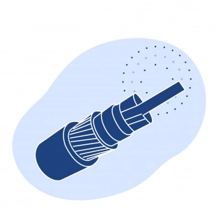 Оптический кабель диэлектрический ОКПП 48 волокон одномодовый