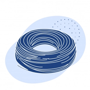 Кабель пожарный 1x2x0.5 мм КПСЭнг(А)-FRLS