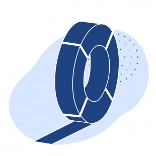 Штрипс с полимерным покрытием 2 мм ГОСТ 34180-2017