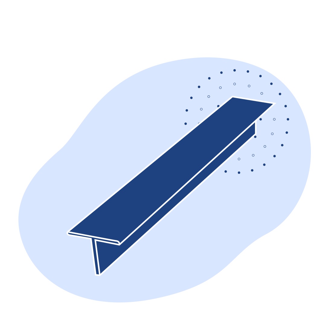 Алюминиевый тавр 40х65х2 мм АК4-1 421019 ГОСТ 29296-92