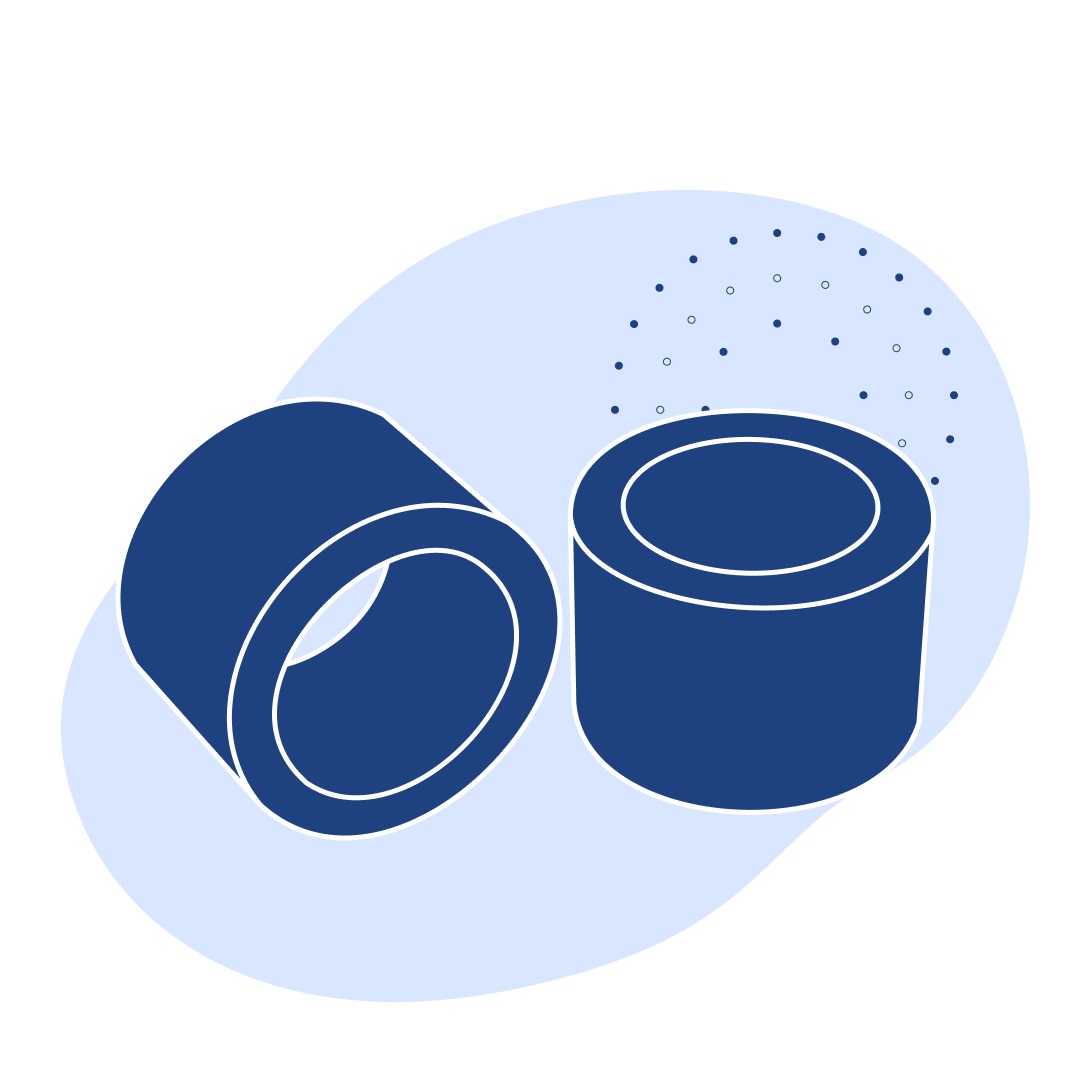 Втулка бронзовая 900 мм БрО10Ф1