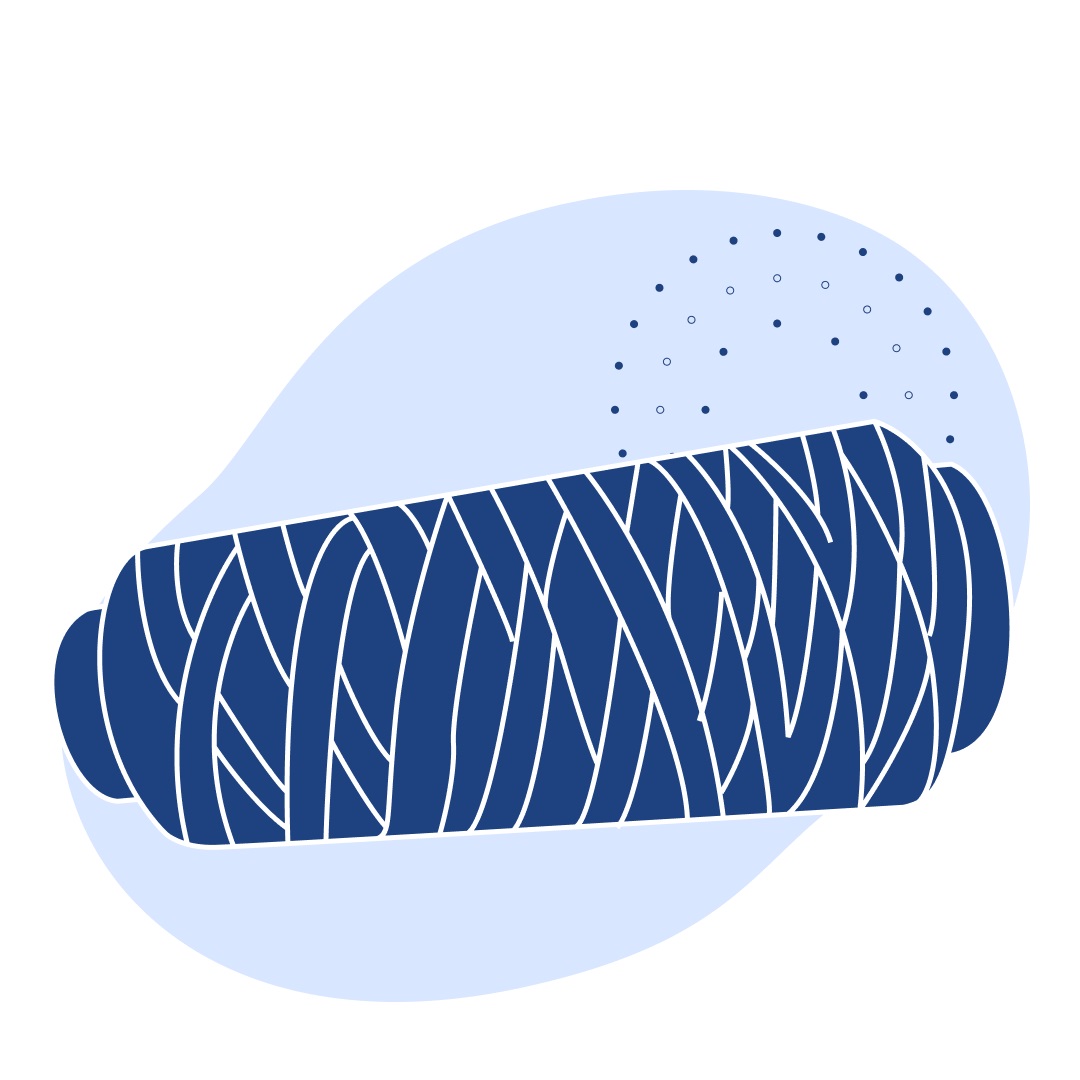 Нить полипропиленовая термофиксированная 2.1 сН/дтекс